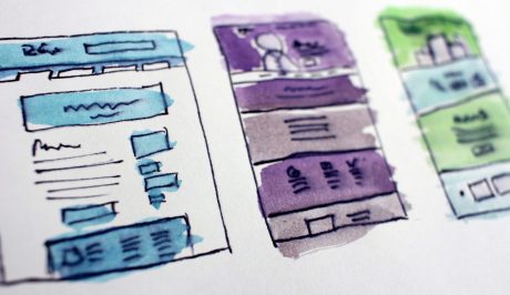website maintenance layout sketch
