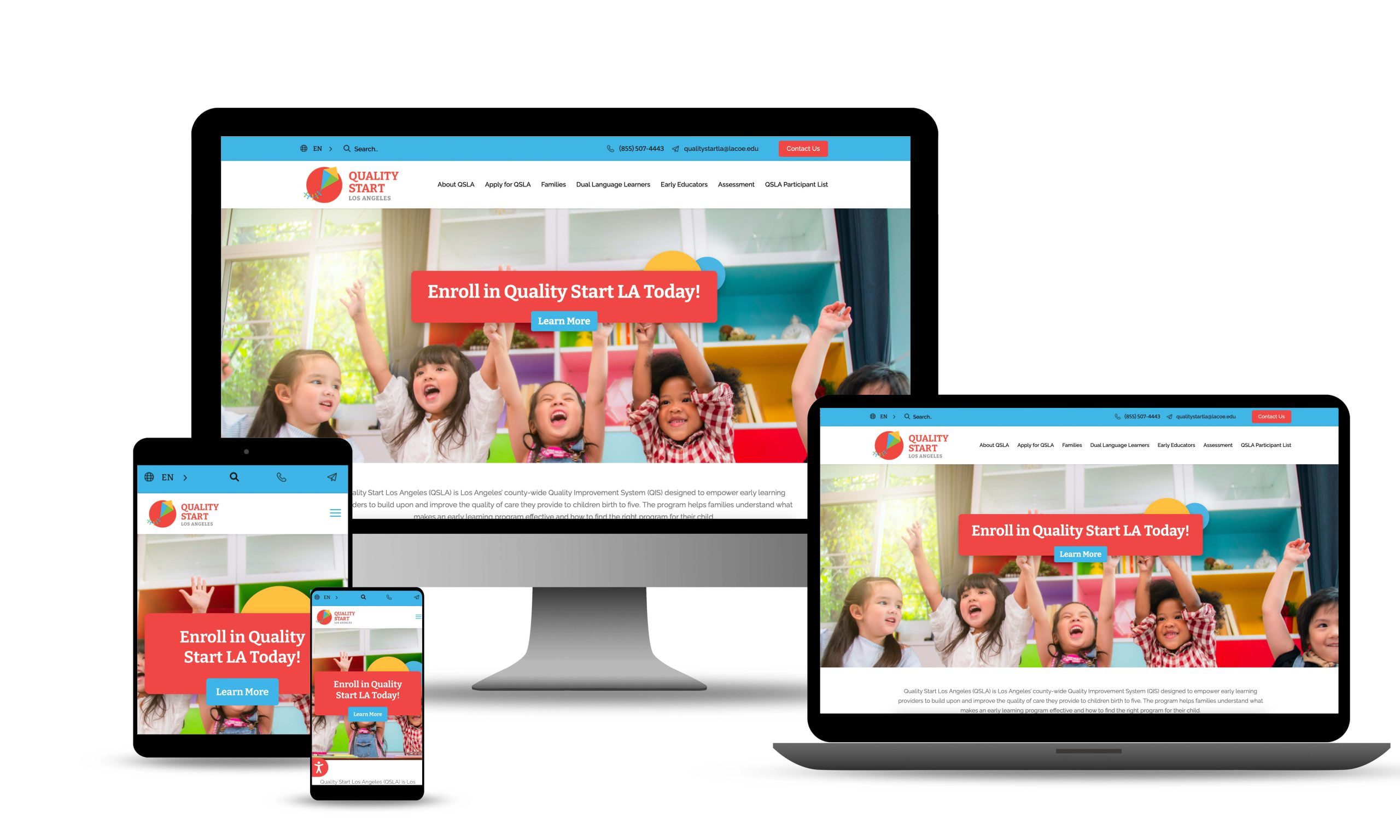 QSLA Website Redesign